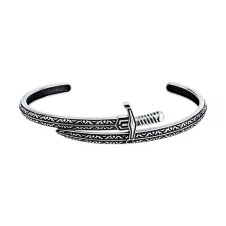 Браслет из серебра «Меч»