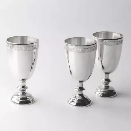 Серебряный набор рюмок «Император» - 3 предмета