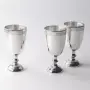 Серебряный набор рюмок «Император» - 3 предмета