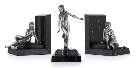 Книжные упоры «Купальщицы» 3 фигурки