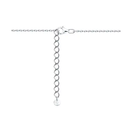 Колье из серебра с фианитами