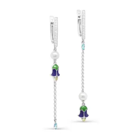 Серебряные серьги «Колокольчики»