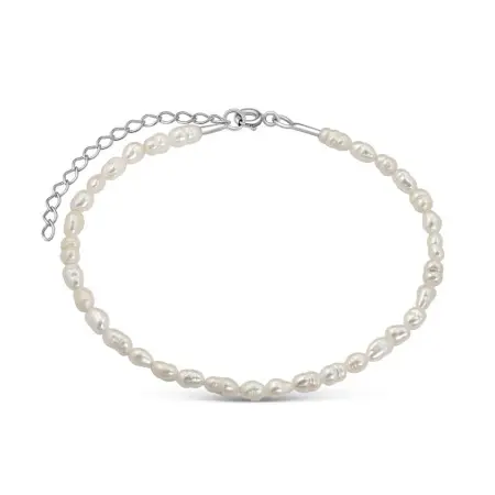 Браслет из серебра с жемчугом