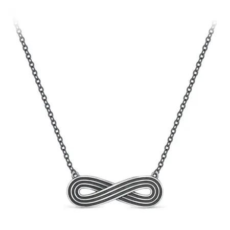 Колье из серебра «Бесконечность»