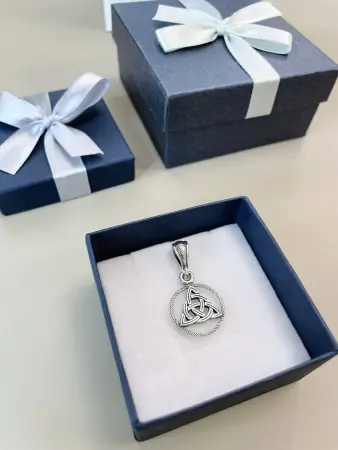 Серебряный оберег «Лабиринт»