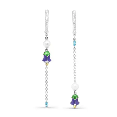 Серебряные серьги «Колокольчики»