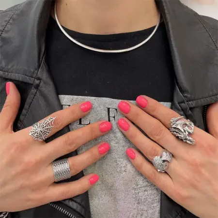 Серебряное кольцо «Кобра»