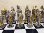 Шахматы из серебра «Ледовое побоище»
