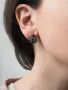 Серьги из серебра с эмалью «Кактусы»