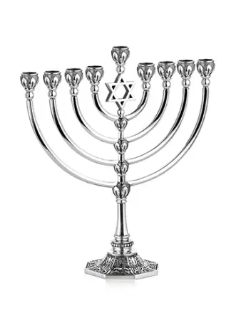Ханукия серебряная