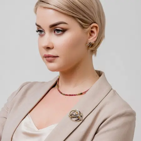 Серебряные серьги «Стрекозы»