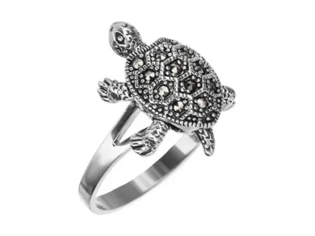 Кольцо из серебра «Черепаха»