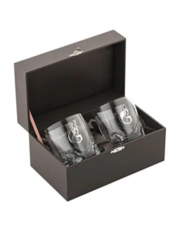 2 стакана для виски «Газпром» с серебром