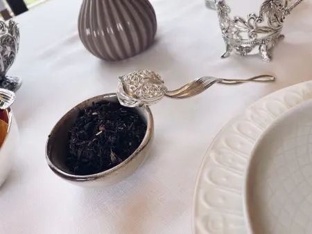 Серебряное ситечко «Тюльпан» для чая