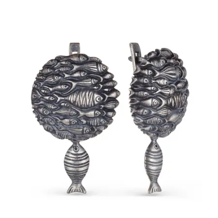 Серебряные серьги «Рыбы»