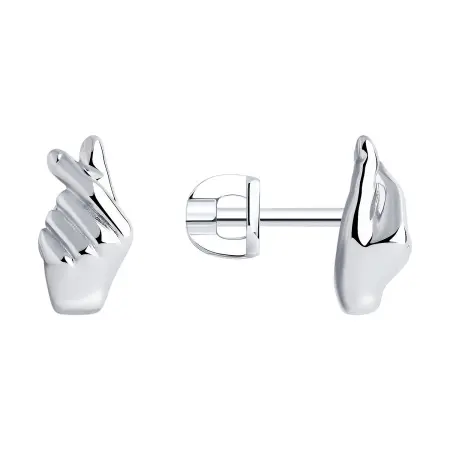 Серьги из серебра