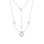 Серебряное колье с фианитами