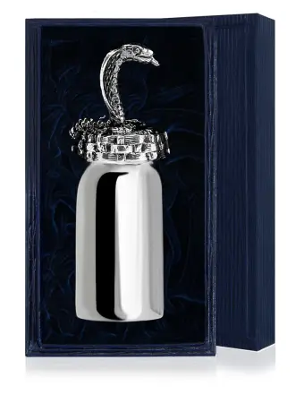 Серебряная рюмка «Змея» с чернением