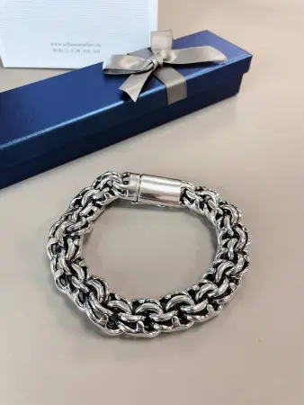 Широкий мужской браслет «Бисмарк»