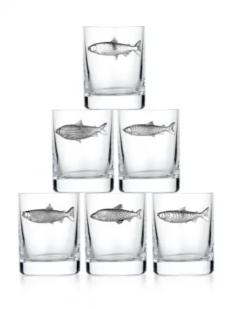 Стопки водочные «Рыбы Севера»