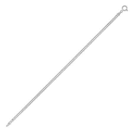 Браслет из серебра «Двойной ромб»