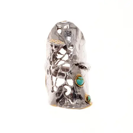 Серебряное кольцо с бирюзой