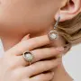 Серьги из серебра «Жемчужный клад»
