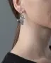 Серьги серебряные «Бабка-Ежка»