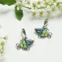 Серьги из серебра «Рыбы»