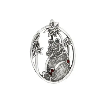 Подвеска из серебра «Панда»