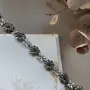 Серебряный браслет «Цветочки»