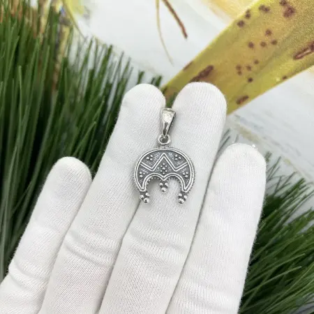 Серебряная подвеска-оберег «Лунница»