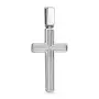 Серебряный крест с бриллиантом