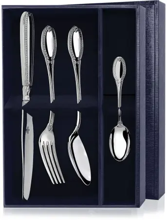 Серебряный набор столовый «Эгоист-Император»