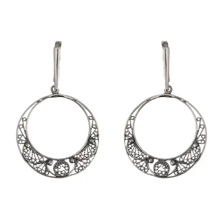 Серьги из серебра «Филигрань»