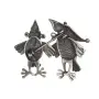 Серебряная брошь «Воронята»
