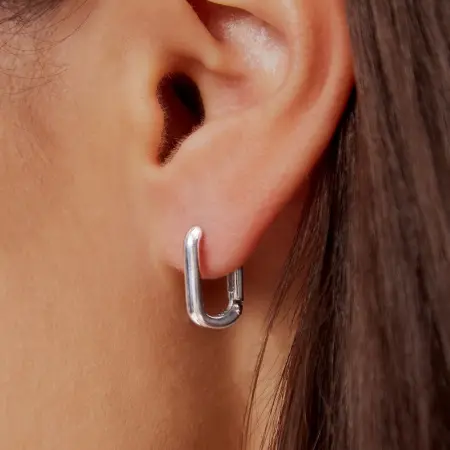 Серебряные серьги «Геометрия»