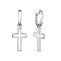 Серьги из серебра «Кресты»