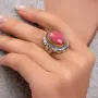 Серебряное кольцо с тулитом