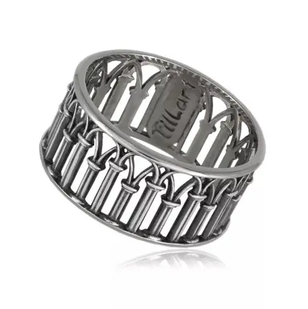 Серебряное кольцо «Зимняя канавка»