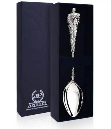 Серебряная чайная ложка «Монарх»