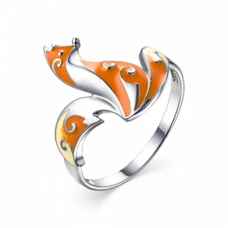 Серебряное кольцо «Лиса»