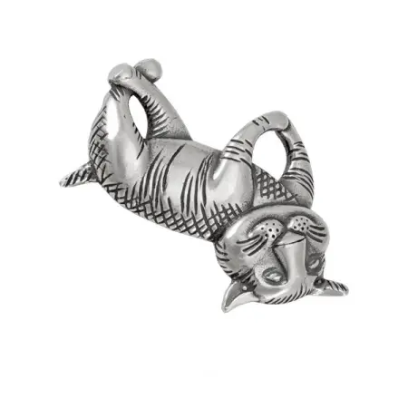 Серебряный кулон «Кот Баюн»