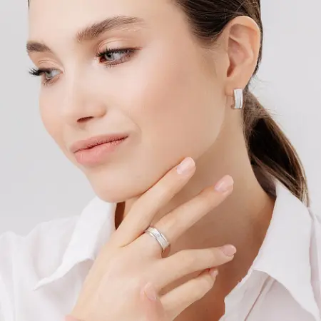 Серьги из серебра