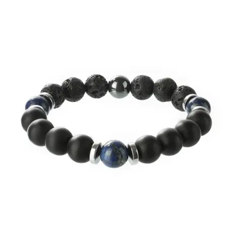 Браслет мужской с агатом