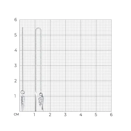 Серебряные серьги «Крылья»
