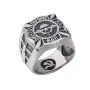 Серебряное мужское кольцо «ВДВ»
