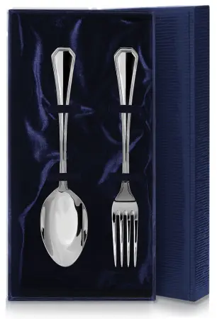 Серебряный набор «Элегант» столовая ложка и вилка
