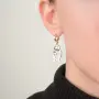 Серебряные серьги «Всё Ок»