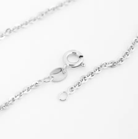 Цепь серебряная «Якорная»